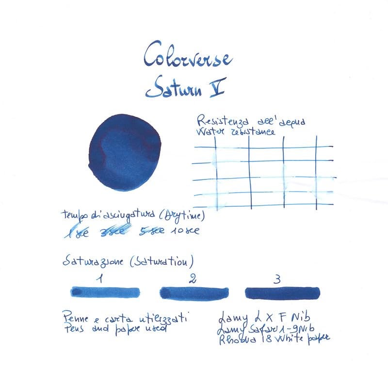 Colorverse Ink - Spaceward -No. 3, Saturn V (65ml & 15ml) Fountain Pen Ink - Image 3